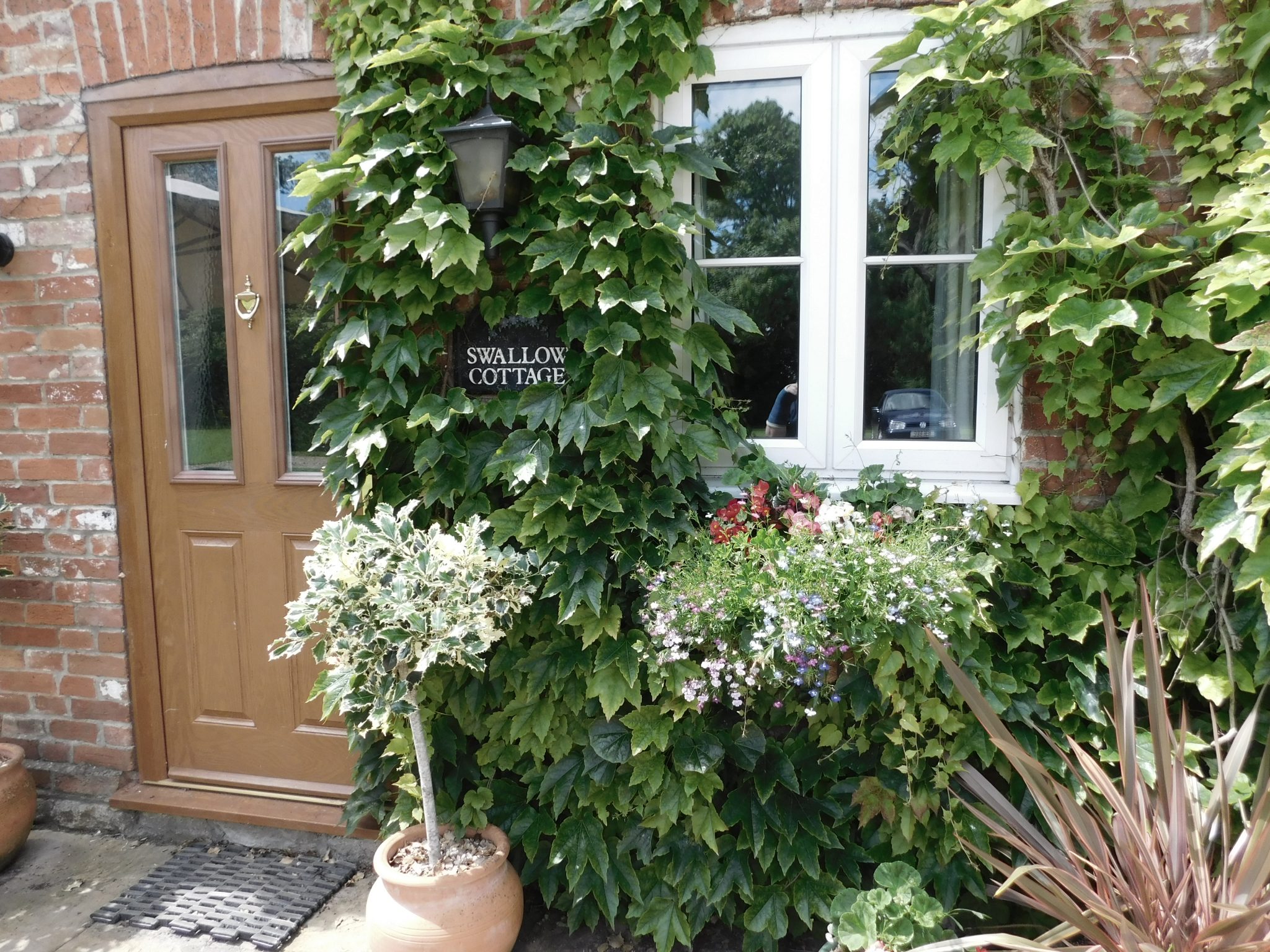 Front door Olive Mead Farm Holidays