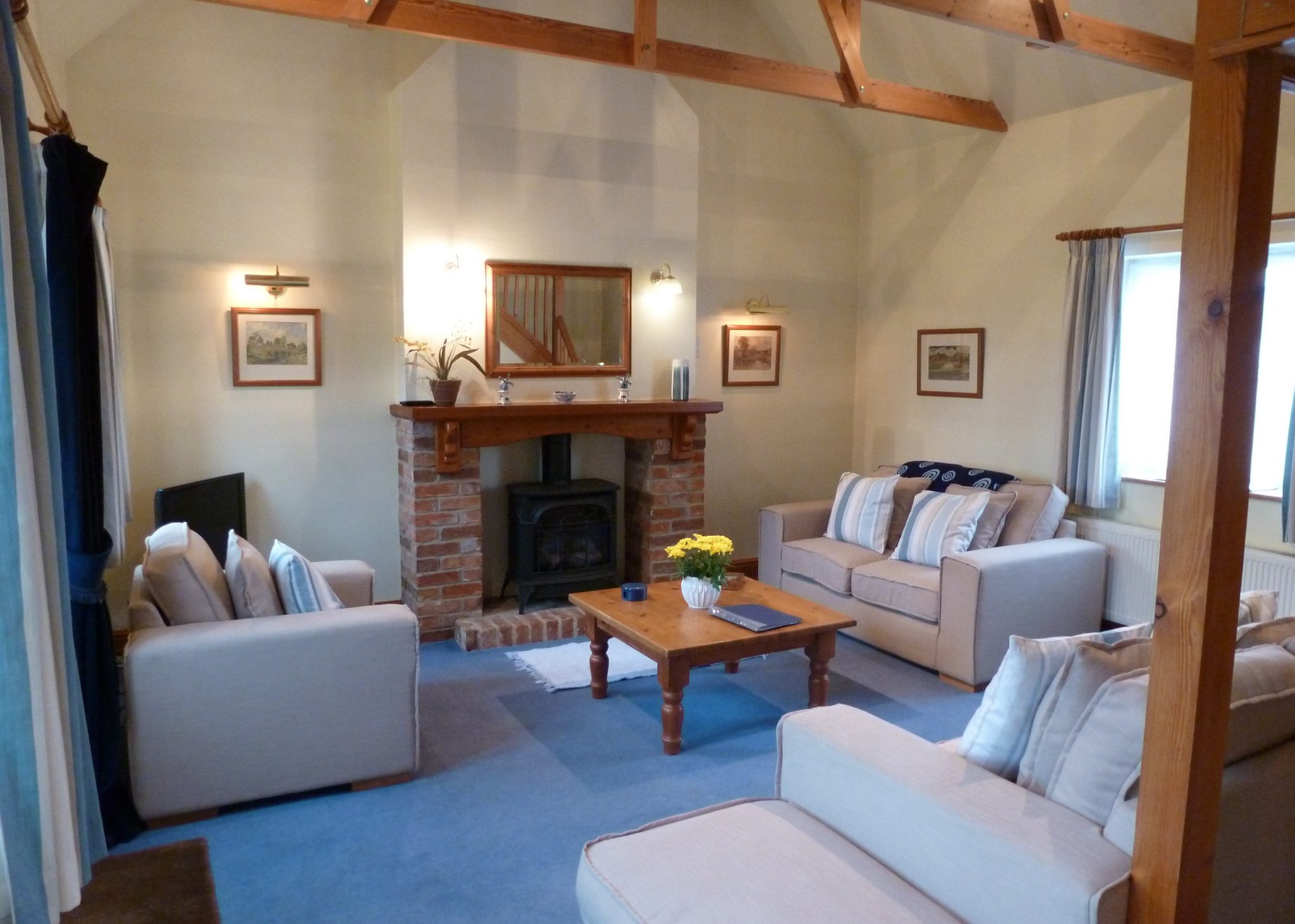 Lounge Olive Mead Farm Holidays