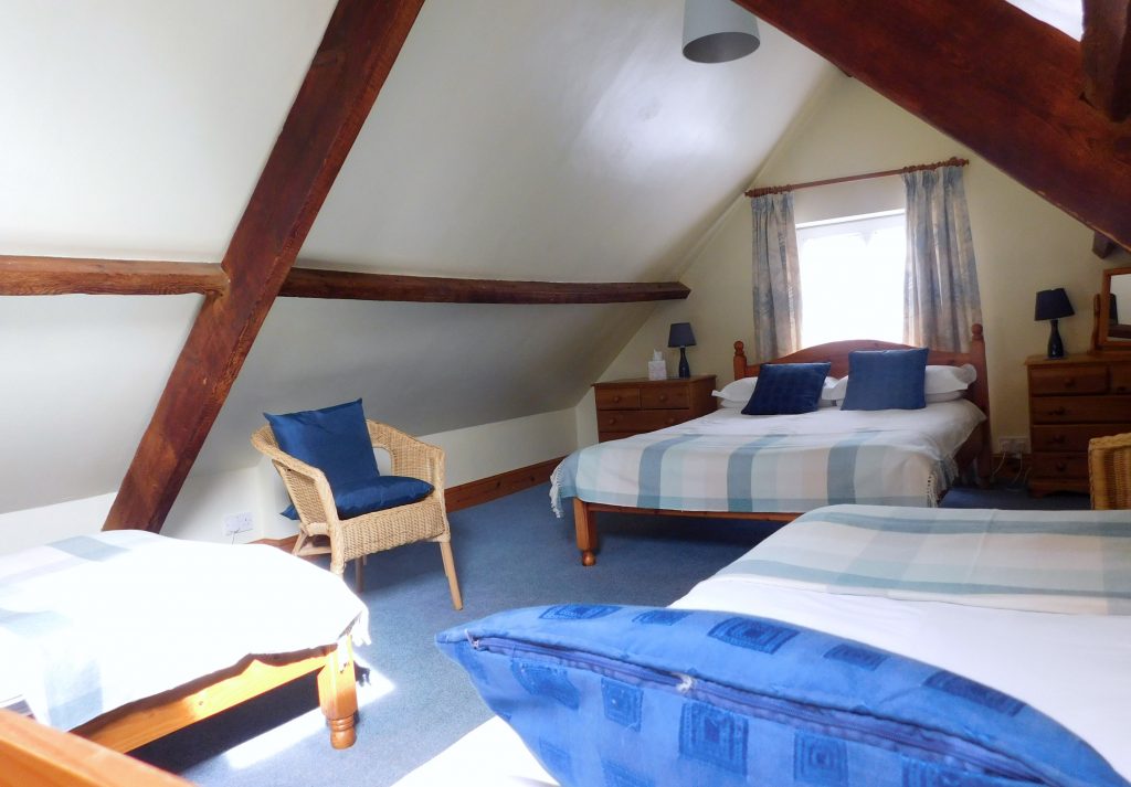 Upstairs bedroom 2 Olive Mead Farm Holidays